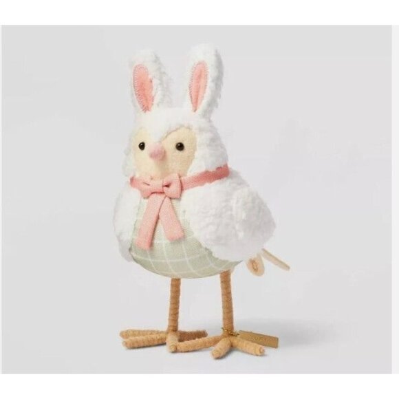 Target Spritz Featherly Friends 2024 "Tuft" Easter "Bunny" Bird 7" Tall - Picture 1 of 7